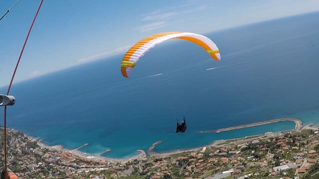 Parapendio ad Ospedaletti