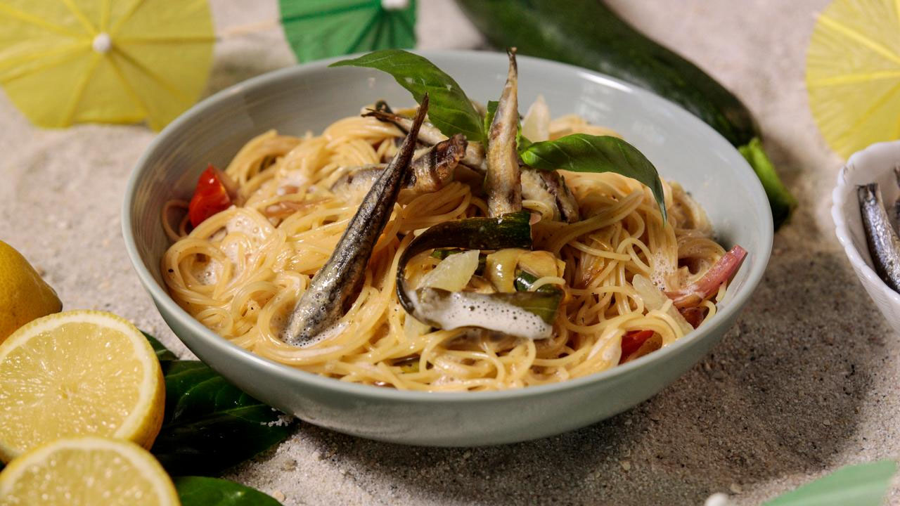 Capellini aux anchois