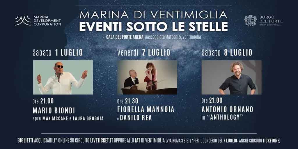 Eventi sotto le stelle