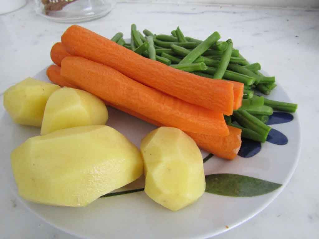 Some of the vegetables