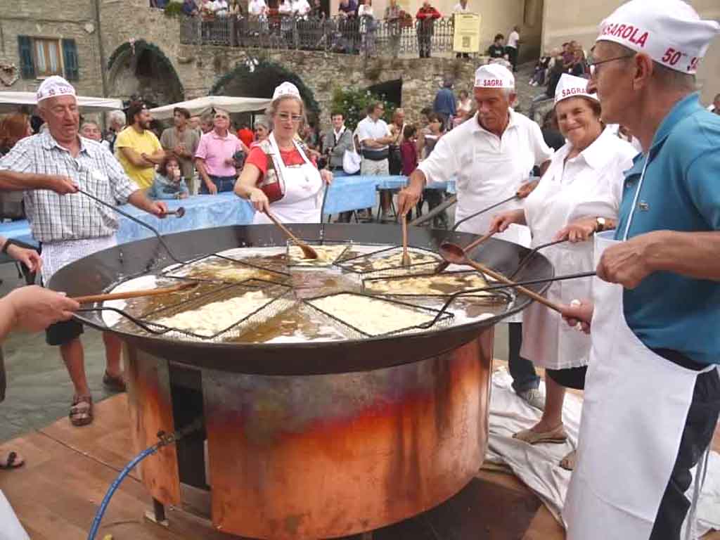 Sagra delle pansarole, September, Apricale