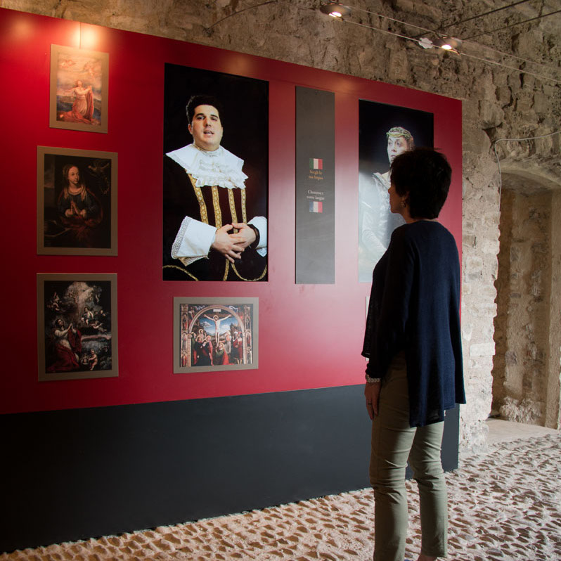 Ausstellung im Castello dei Doria - www.visitdolceacqua.it