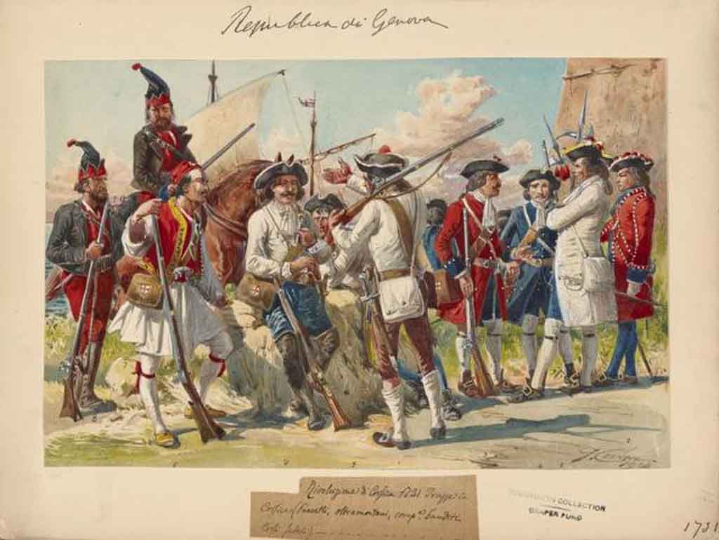 Genua Militär - https://picryl.com/media/italy-genoa-1685-1800-037b3b - New York Public Library