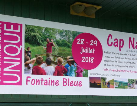 Cap Nature 2018 – les 28 et 29 juillet à la Fontaine Bleue à Mouscron