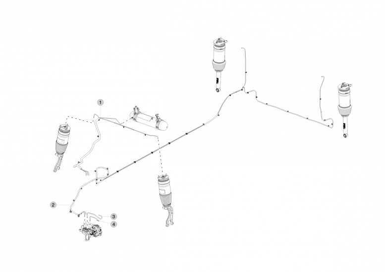 Air Suspension Pressure Lines