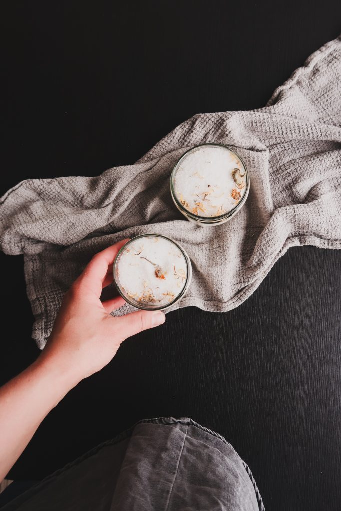 Gör ditt eget badsalt med ringblomma och citrus
