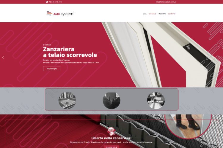 Sito Web AmbSystem Polonia