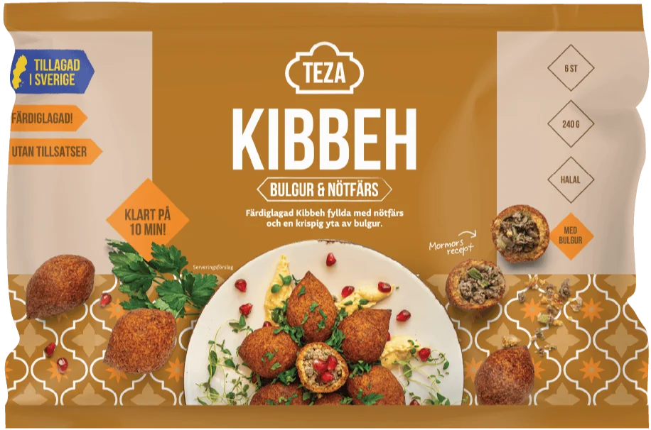 Bulgur-kibbeh med nötfärs