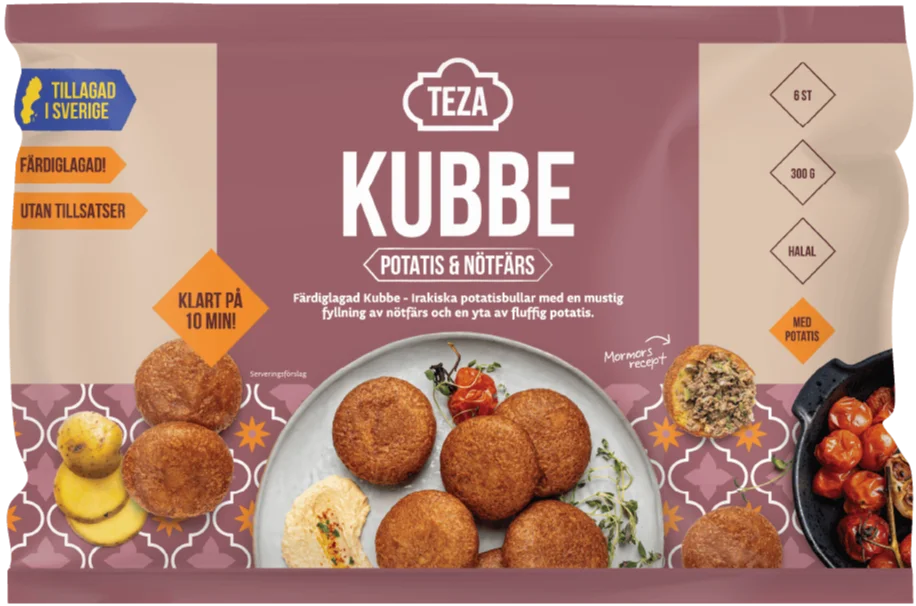 Potatis-kubbe med nötfärs