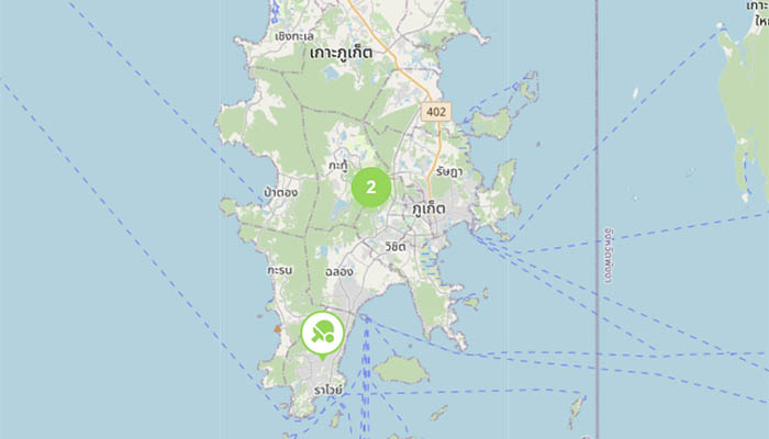 Phuket Pickleball map