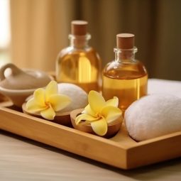 thai-massage-spa-therapy-with-herbal-towel-compress-ball-coconut-oil-perfume-cosmetics-plumeria (1)-less