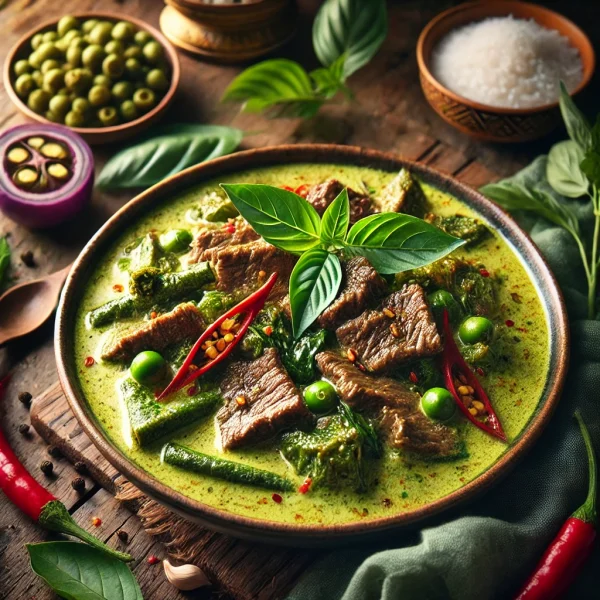 Green curry soup beef 🌶🌶