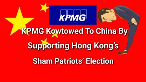 KPMG Is One Of The Companies Supporting Hong Kong’s “Sham” Patriots’ Election