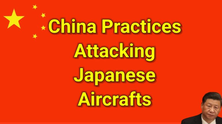 China is practicing attacking Japanese aircraft!