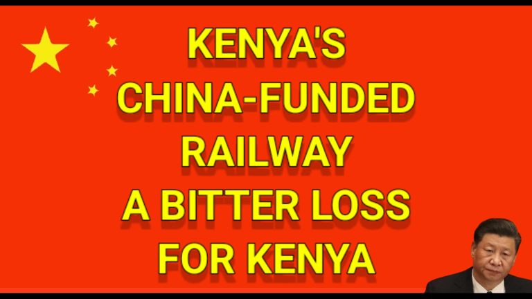 Kenya´s China-funded railway. Another double win for China and a bitter loss for its blue-eyed partner.