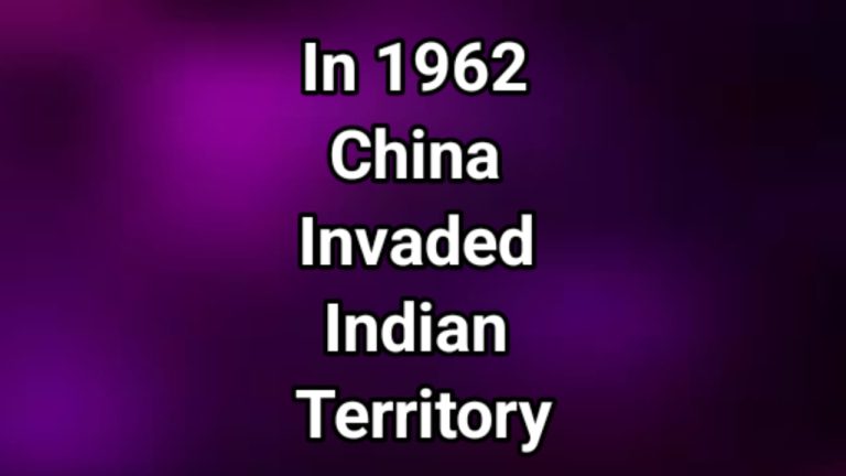 On 20 October 1962 China invaded Indian territory (A post in our series THESE COUNTRIES CHINA HAS ATTACKED)