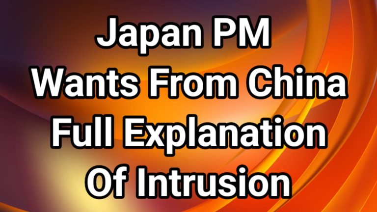 Angry Japan PM wants from China full explanation of the intrusion into Japan’s territorial airspace