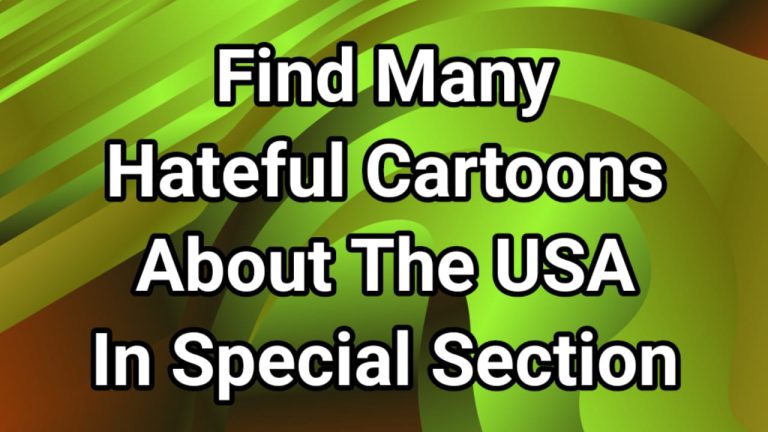 You can find many hateful cartoons about the USA if you click on this post!