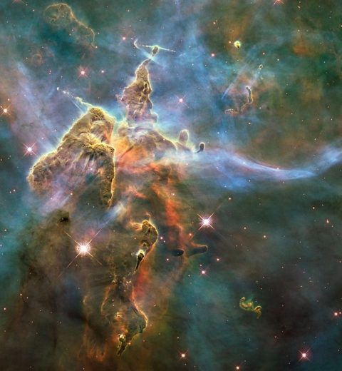 Carina Nebula, Mystic Mountain - NASA, ESA, M. Livio and the Hubble 20th Anniversary Team (STScI)