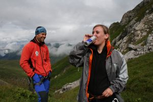 Klettersteig gehen ist anstrengend - manchmal anstrengender als man denkt