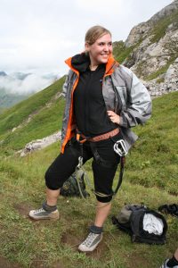 Klettersteig gehen mit Sicherung