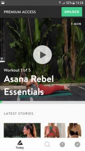 Fitness-App Asana Rebel