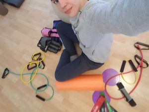 Ich liebe meine Workout-Routine zuhause in meinem Home Gym – draußen mache ich nur beruflich Sport