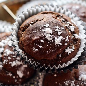 Vegane Schoko-Lava-Muffins