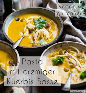 Kürbis für vegane Kürbisoße