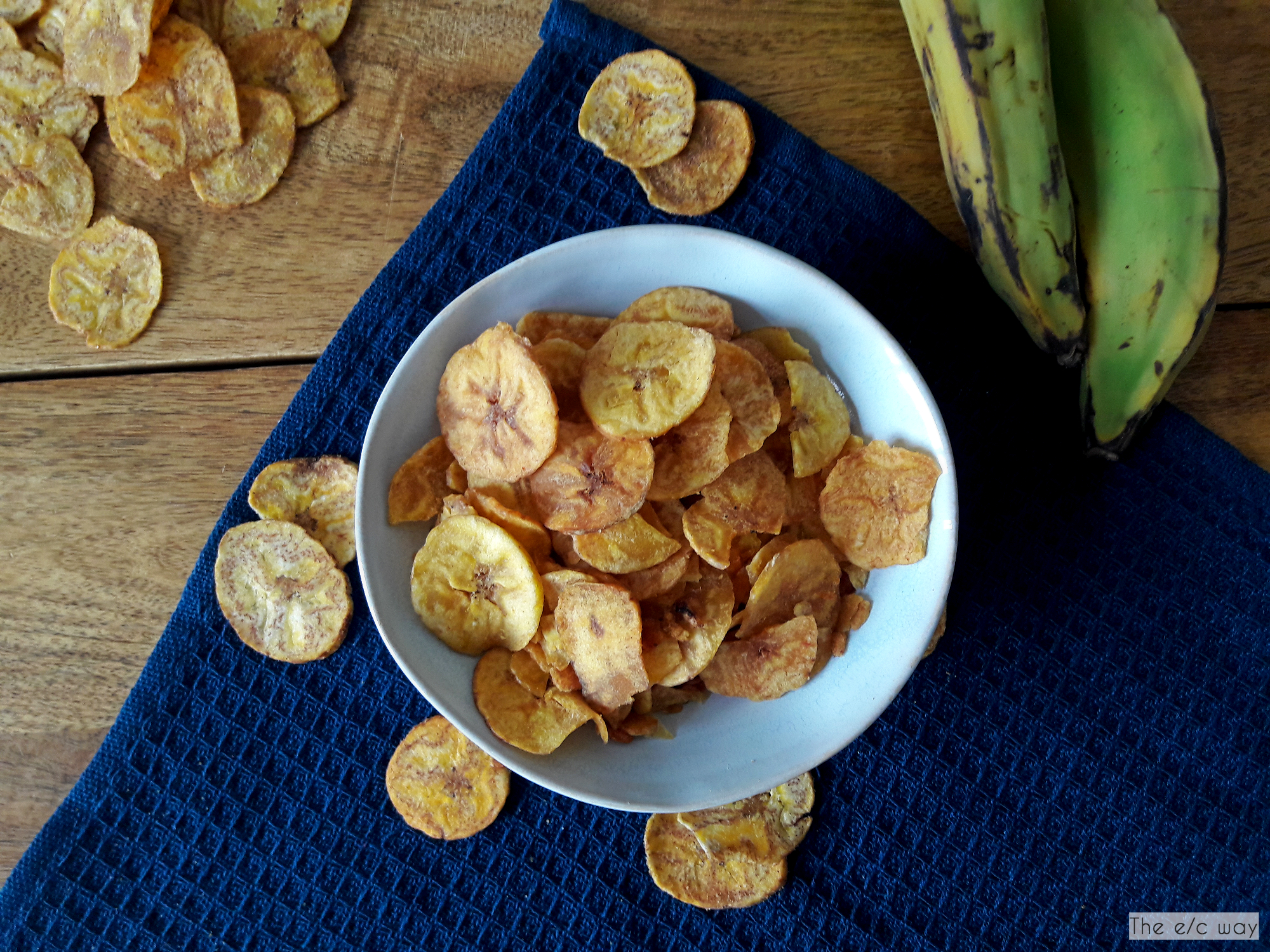 Kochbananenchips sind der perfekte Snack