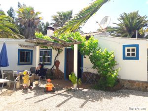 Unser süßes Häuschen auf der Quinta do Paraiso an der West-Algarve in Portugal