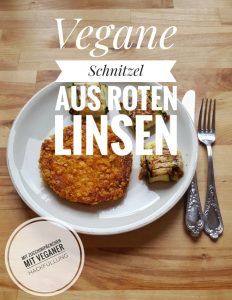 Vegane Linsenschnitzel mit veganen Zucchini-Päckchen