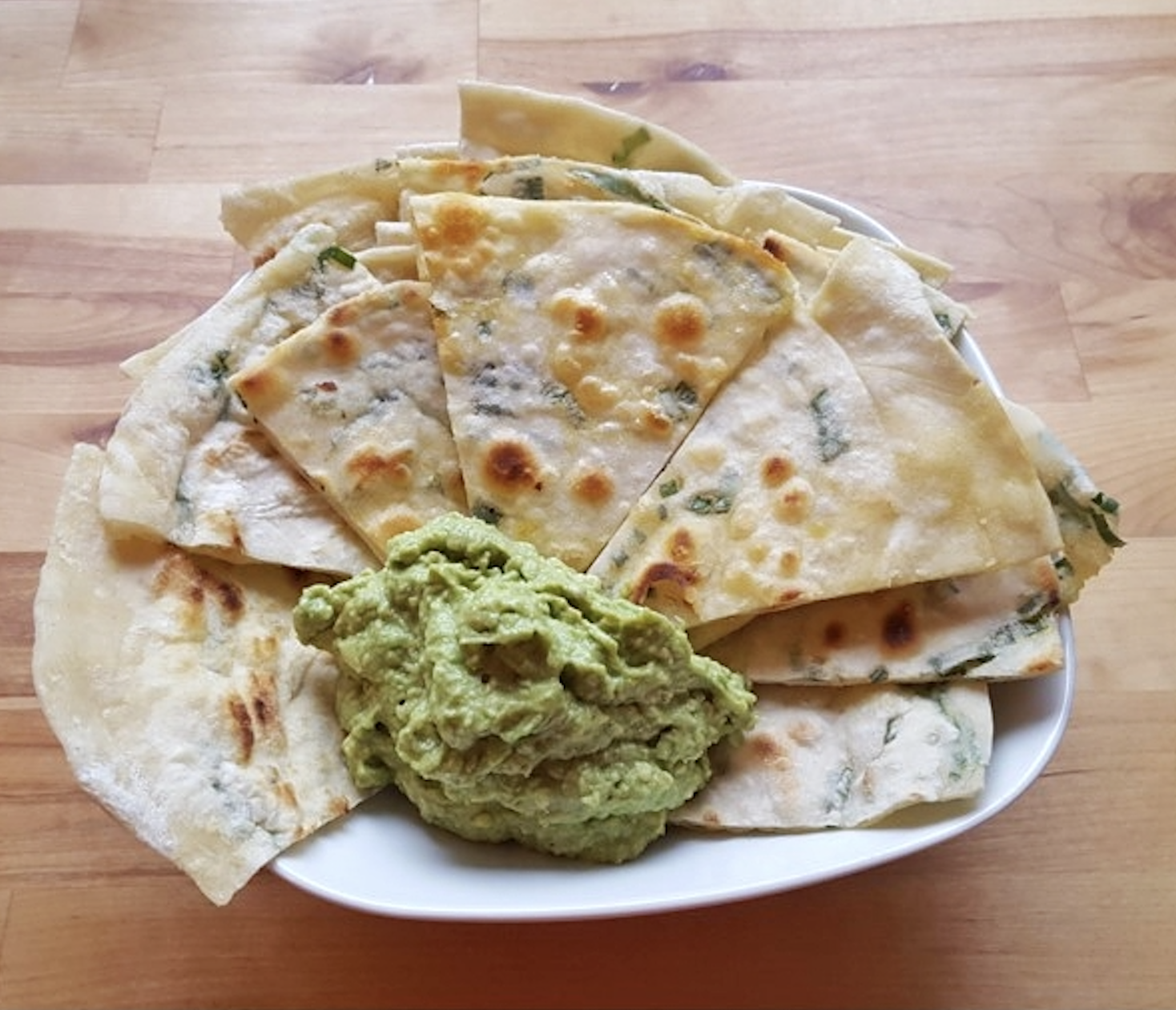 Veganes chinesisches Fladenbrot mit Dip