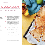 Rezept für Quesadillas aus "Das grüne Kochbuch für Kinder" von Charoline Bauer und Lia Carlucci