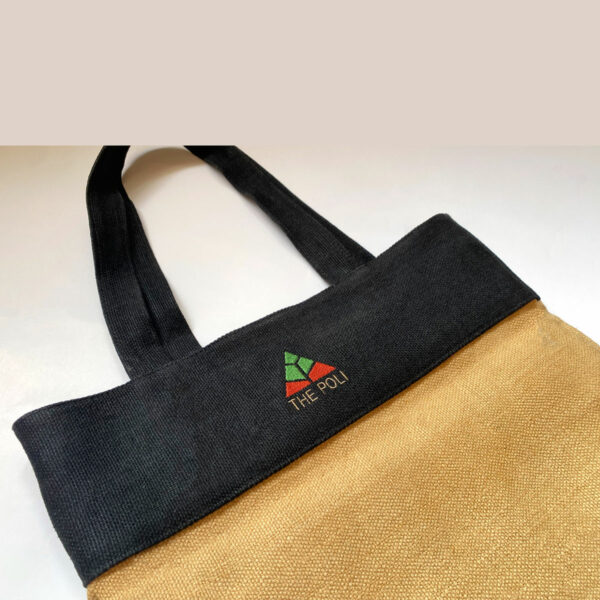 The Poli Jute Tote Bag