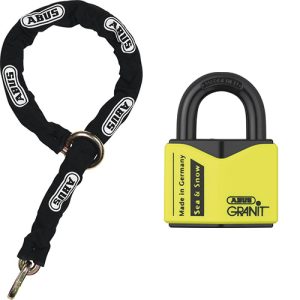 ABUS Kätting 9KS 150cm + Lås