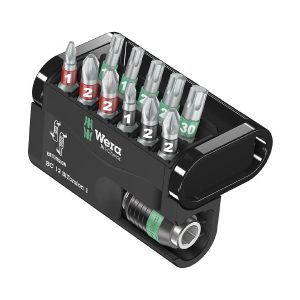 Bitssats 12-delar Premium Wera Bit-Check12 BiTorsion