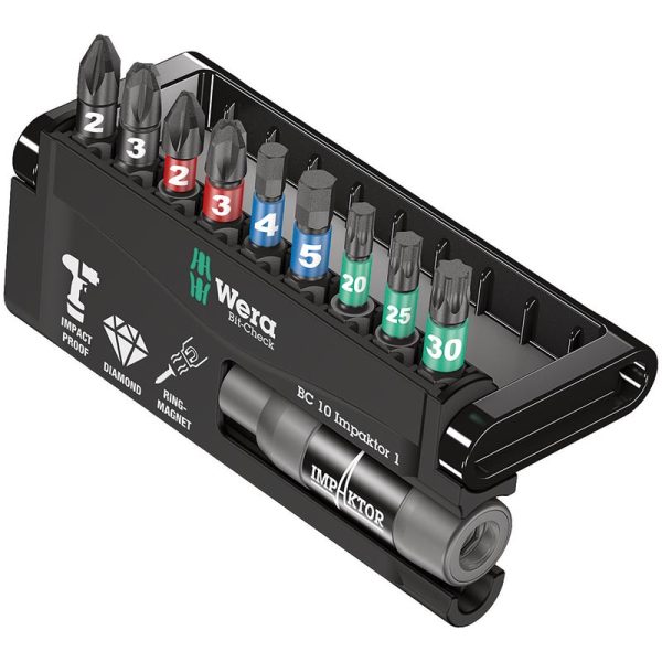 Bitssats Premium Plus Wera Impaktor BC 10-delar