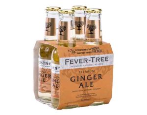 voorbeeldflesjes Fever Tree Premium Ginger Ale 4 x 20cl