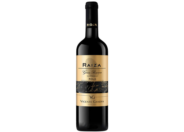 Voorbeeld fles Raiza Gran Reserva Rioja Tempranillo 2010