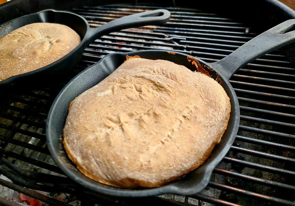 Grilled sour dough bread