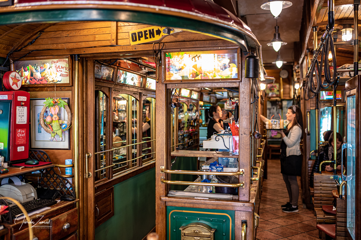 Tram café in Niš