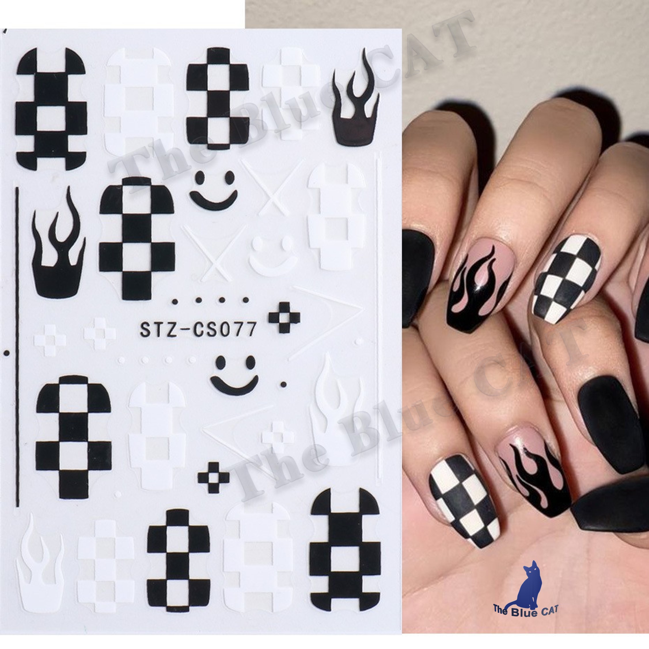 8 Sheets Bad Girl Nail Art Stickers Black White Nail Decals 3D Self  Adhesive Design Stickers Sexy Nail Stickers for Women Girls Sexy Nails Nail  Art Supplies Sexy Girls Designer Nail Decoration :