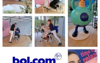 Stoelmassages op het werk voor medewerkers bol.com