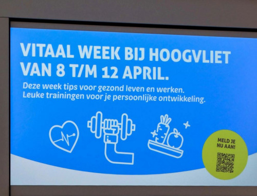 Stoelmassage tijdens vitaliteitsweek Hoogvliet Bleijwijk