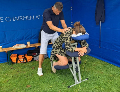 Stoelmassage op festival NUOVO Bunnik