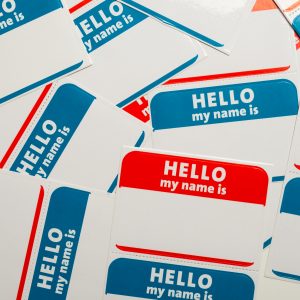How to use MS Word to create name badges
