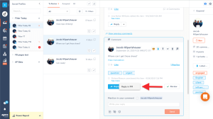 agorapuls content inplannen social inbox