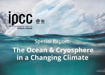 IPCC, The Ocean & Cryosphere