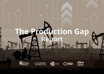 The Production Gap Report